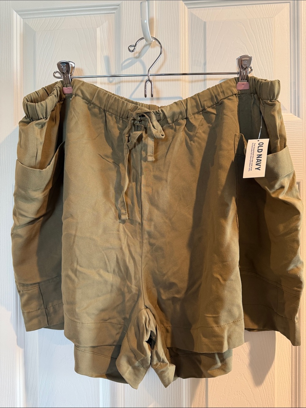 Old Navy Olive Green Drawstring Playa Shorts — XL